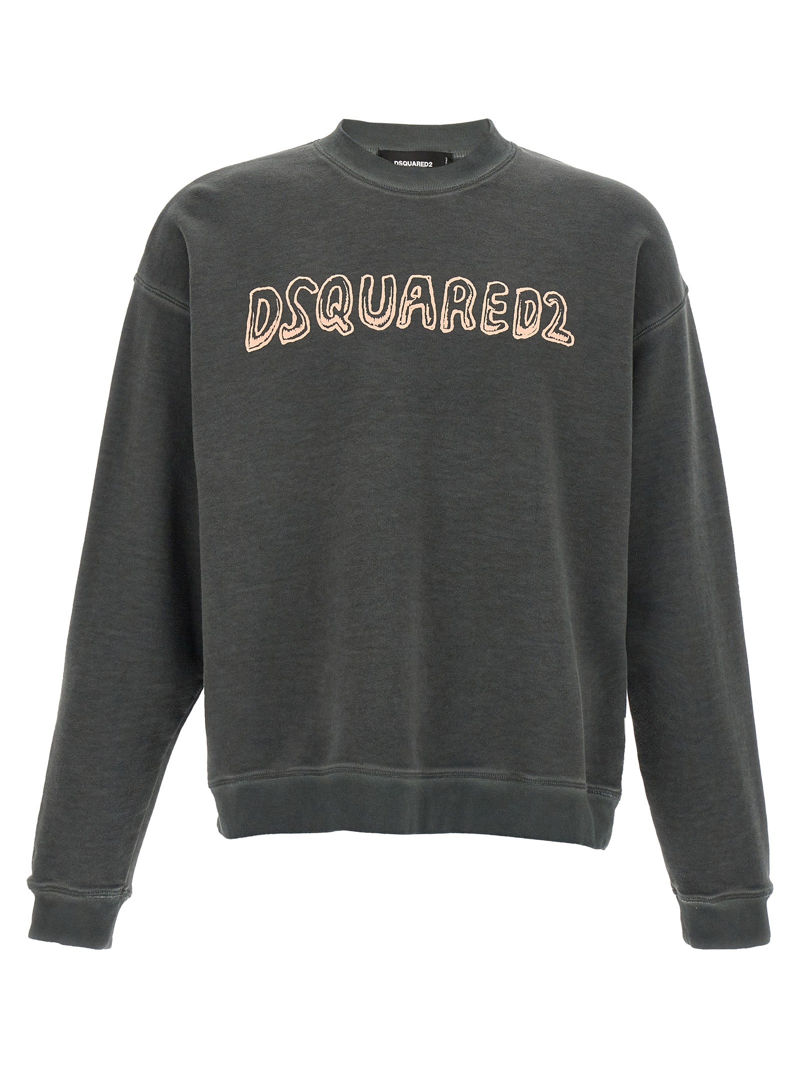 Dsquared² Grauer Baumwollpullover