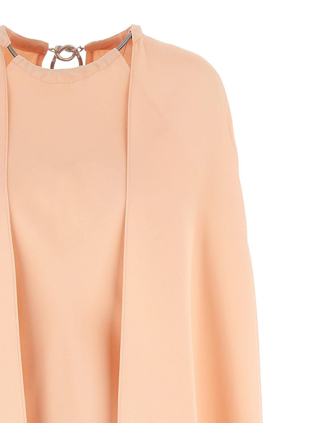 Max Mara Mehrfarbiges Seiden-Midikleid