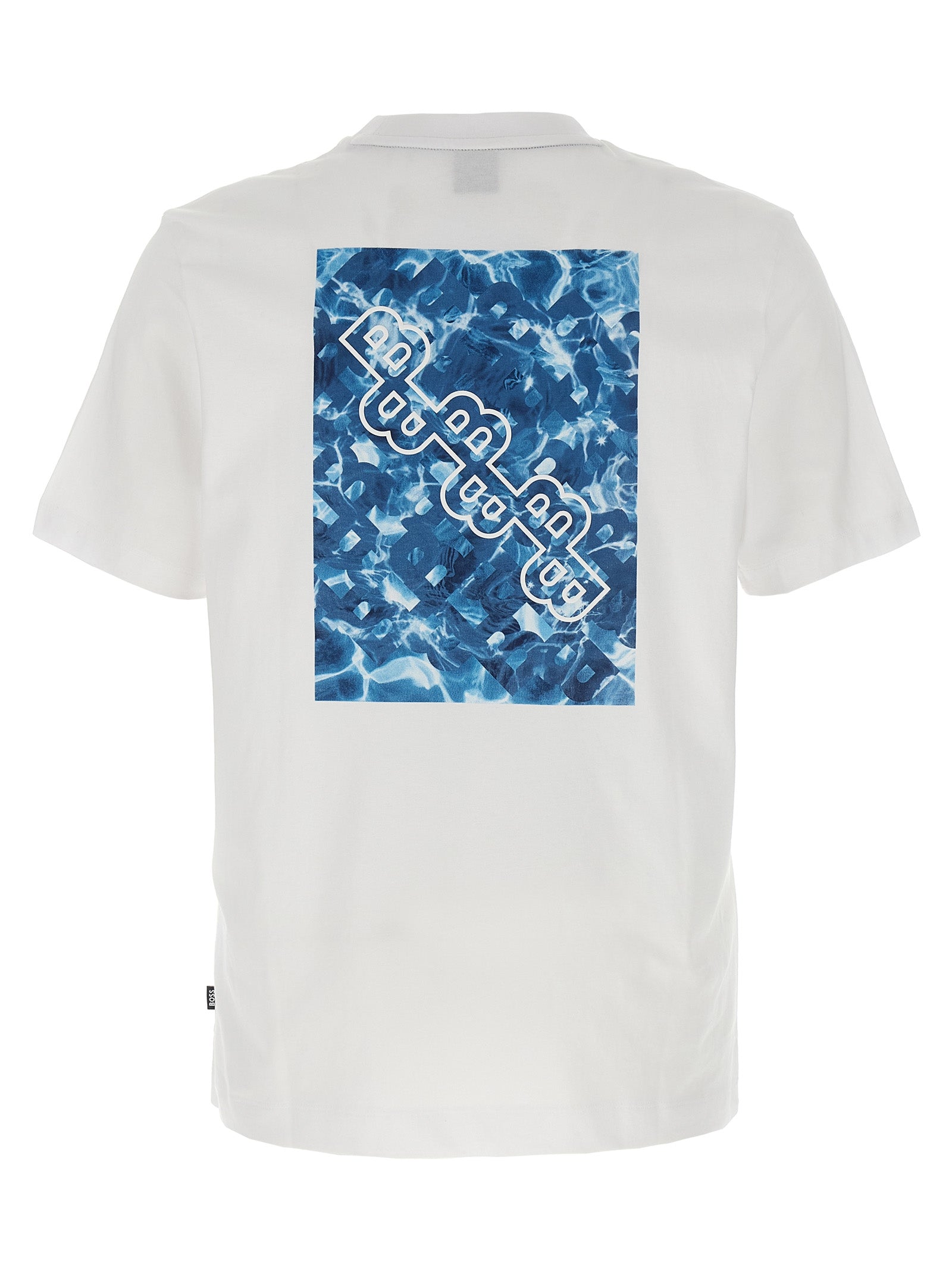 Hugo Boss Weißes Baumwoll-T-Shirt