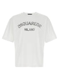Dsquared² Weißes Baumwoll-T-Shirt