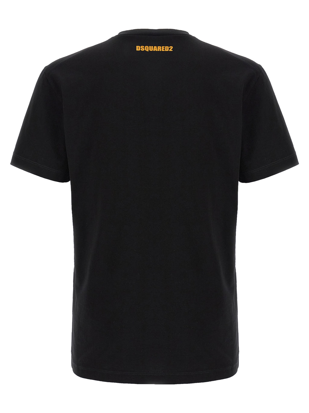 Dsquared² Schwarzes Baumwoll-T-Shirt