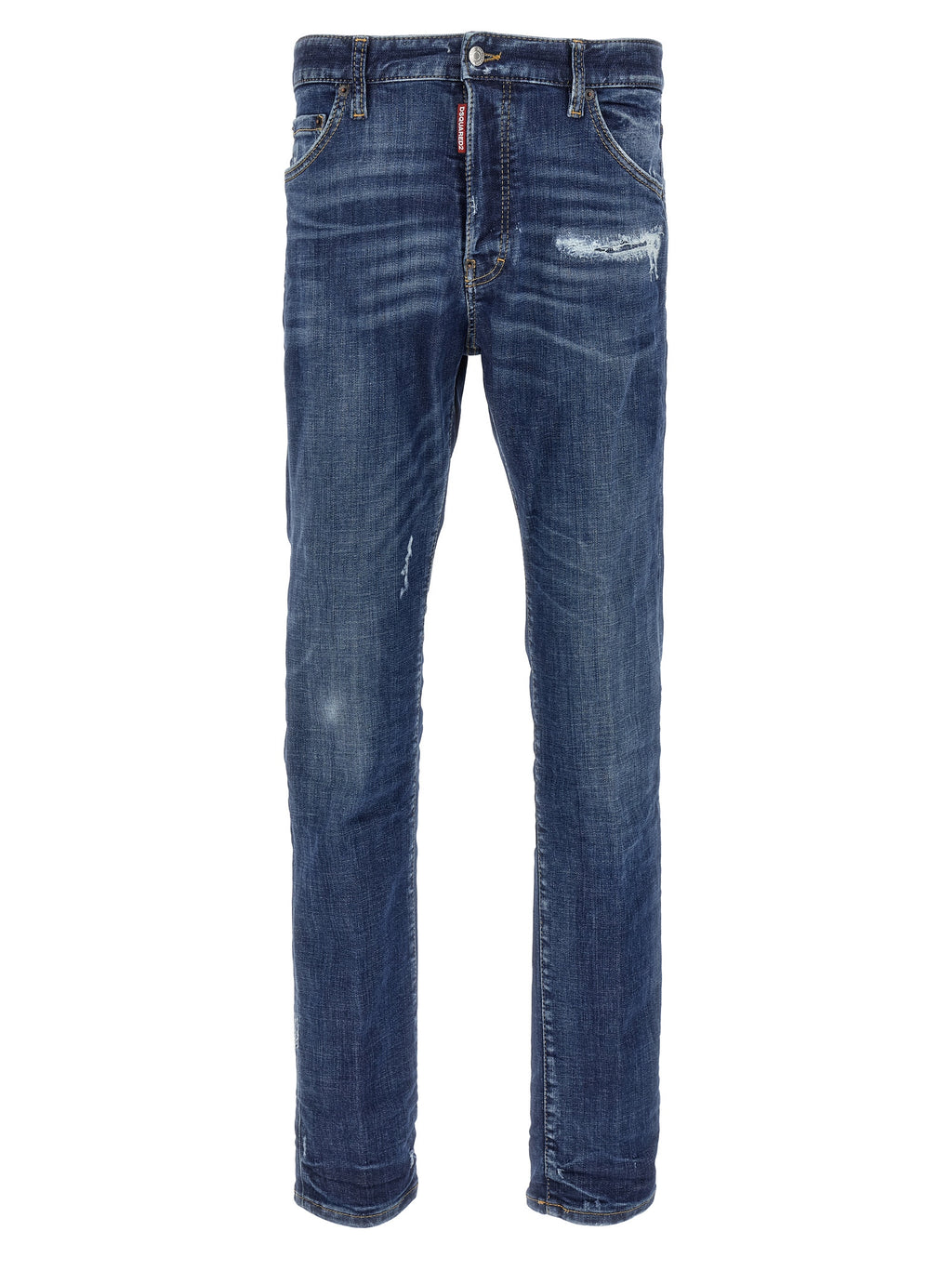 Dsquared² Blaue Baumwoll-Jeans im Slim Fit