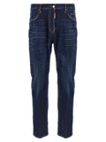 Dsquared² Blaue Jeans aus Baumwolle im geraden Schnitt
