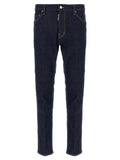 Dsquared² Blaue Baumwoll-Jeans im Slim Fit