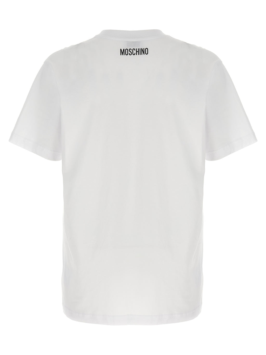 Moschino Weißes Baumwoll-T-Shirt