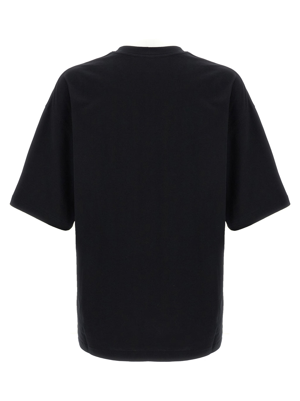 Moschino Schwarzes Baumwoll-T-Shirt