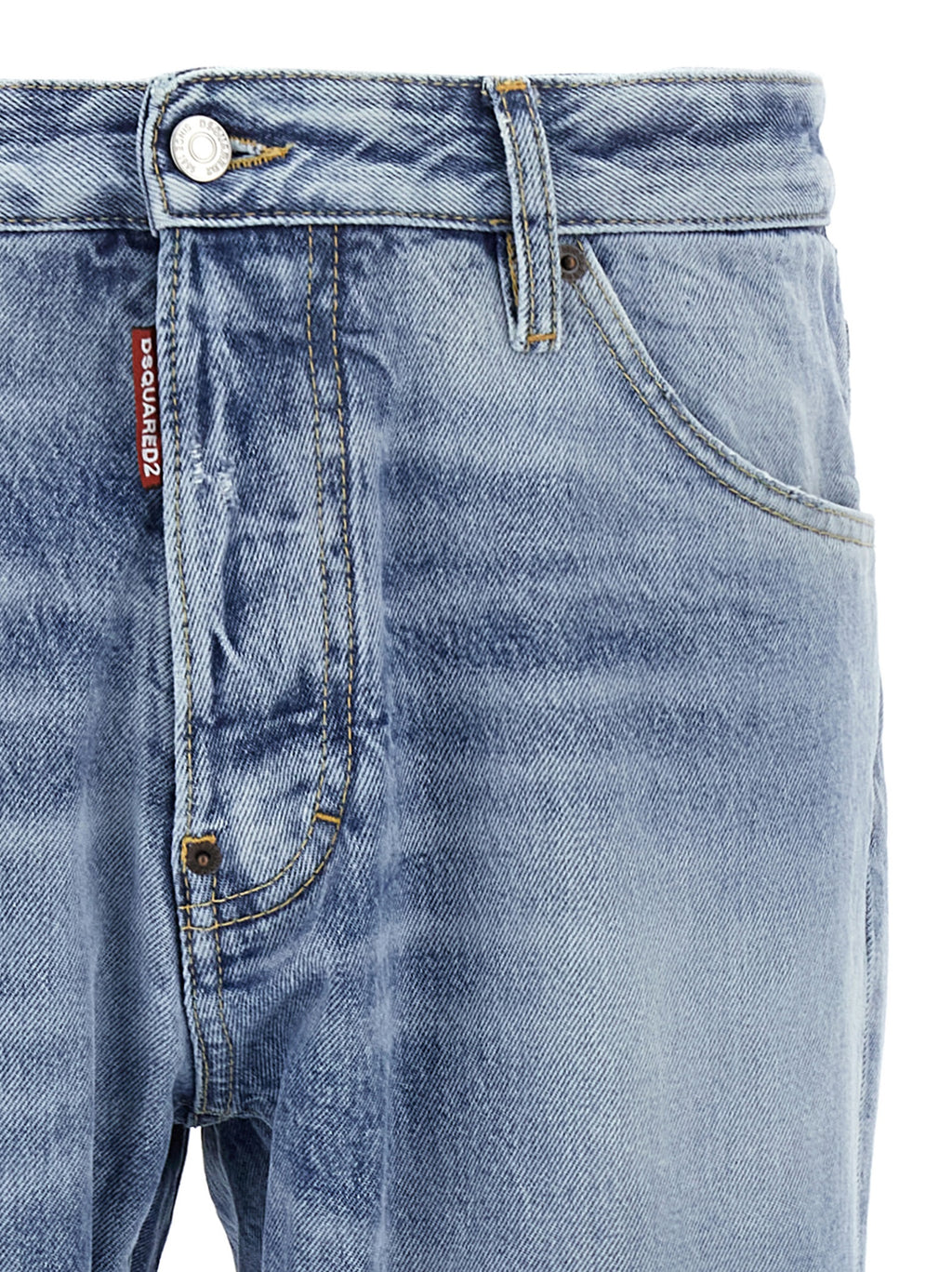 Dsquared² Blaue Baumwoll-Skinny-Jeans