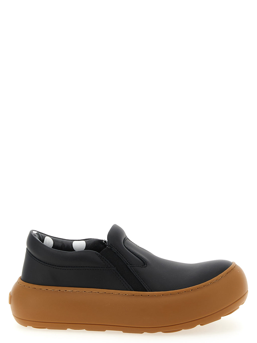 Moschino Schwarze Leder Chunky Sneaker