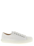 Moschino Weiße Low-Top-Sneaker aus Baumwolle