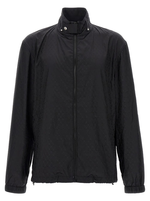 Alexander McQueen Schwarze Polyamid-Shell-Jacke