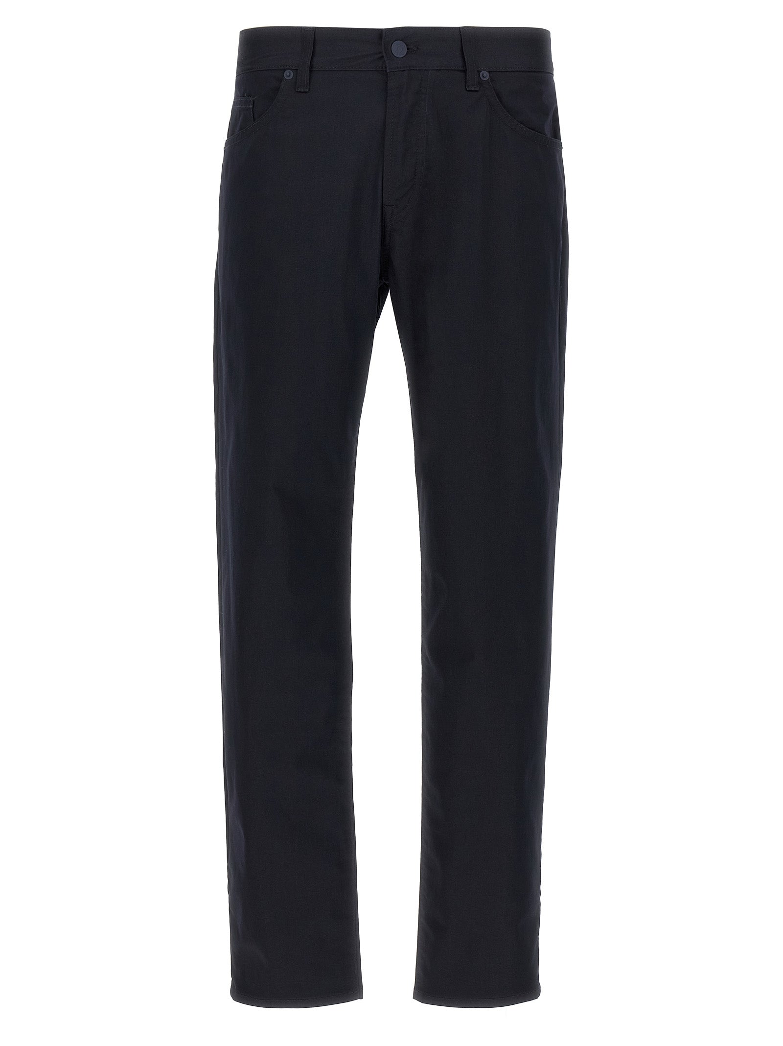 Hugo Boss Blaue Baumwoll-Freizeithose