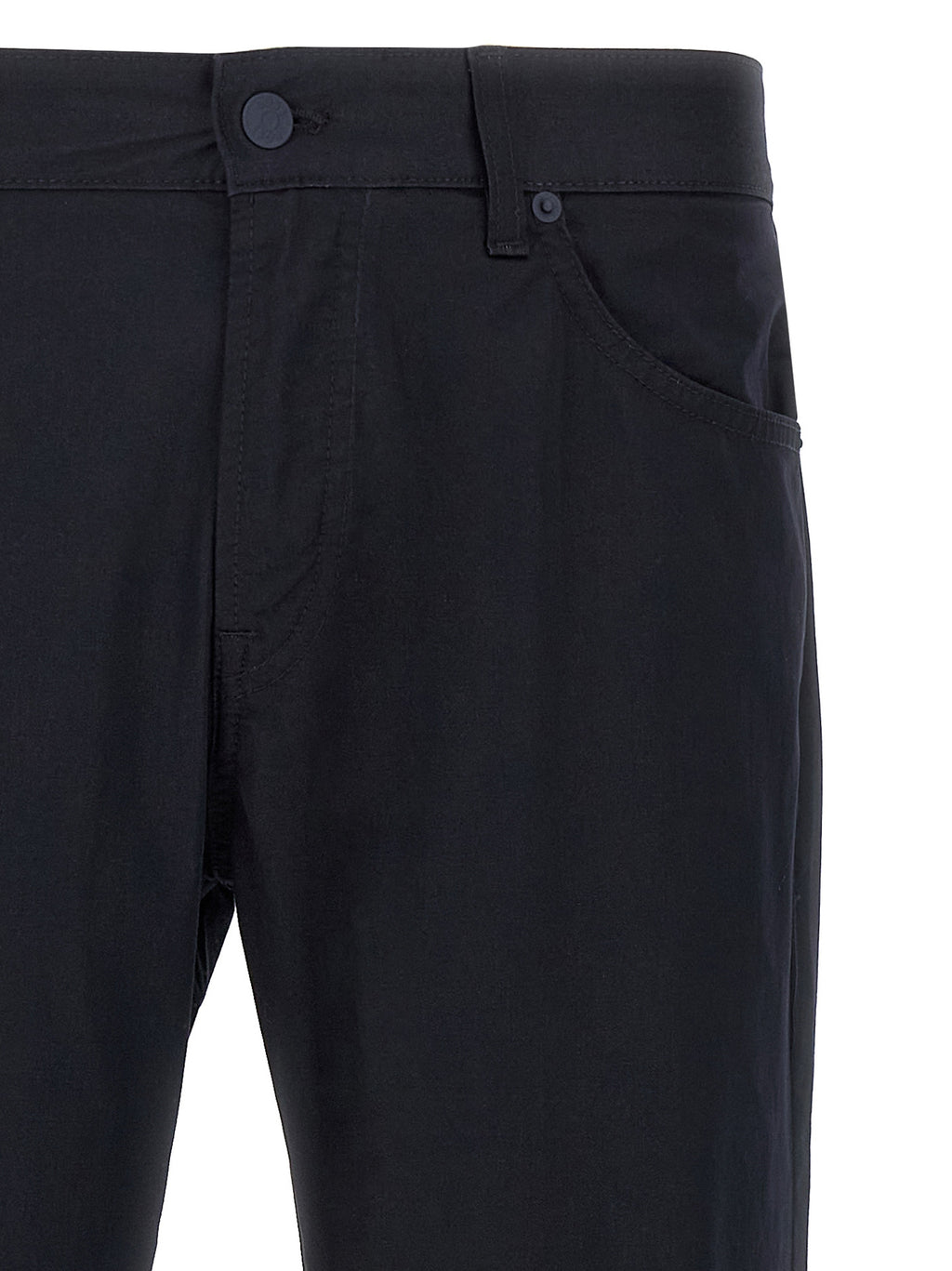 Hugo Boss Blaue Baumwoll-Freizeithose