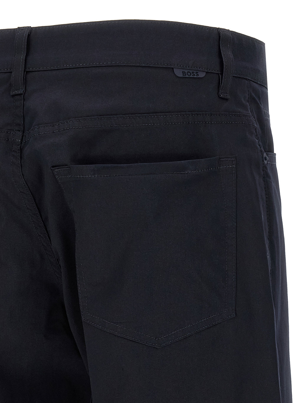 Hugo Boss Blaue Baumwoll-Freizeithose