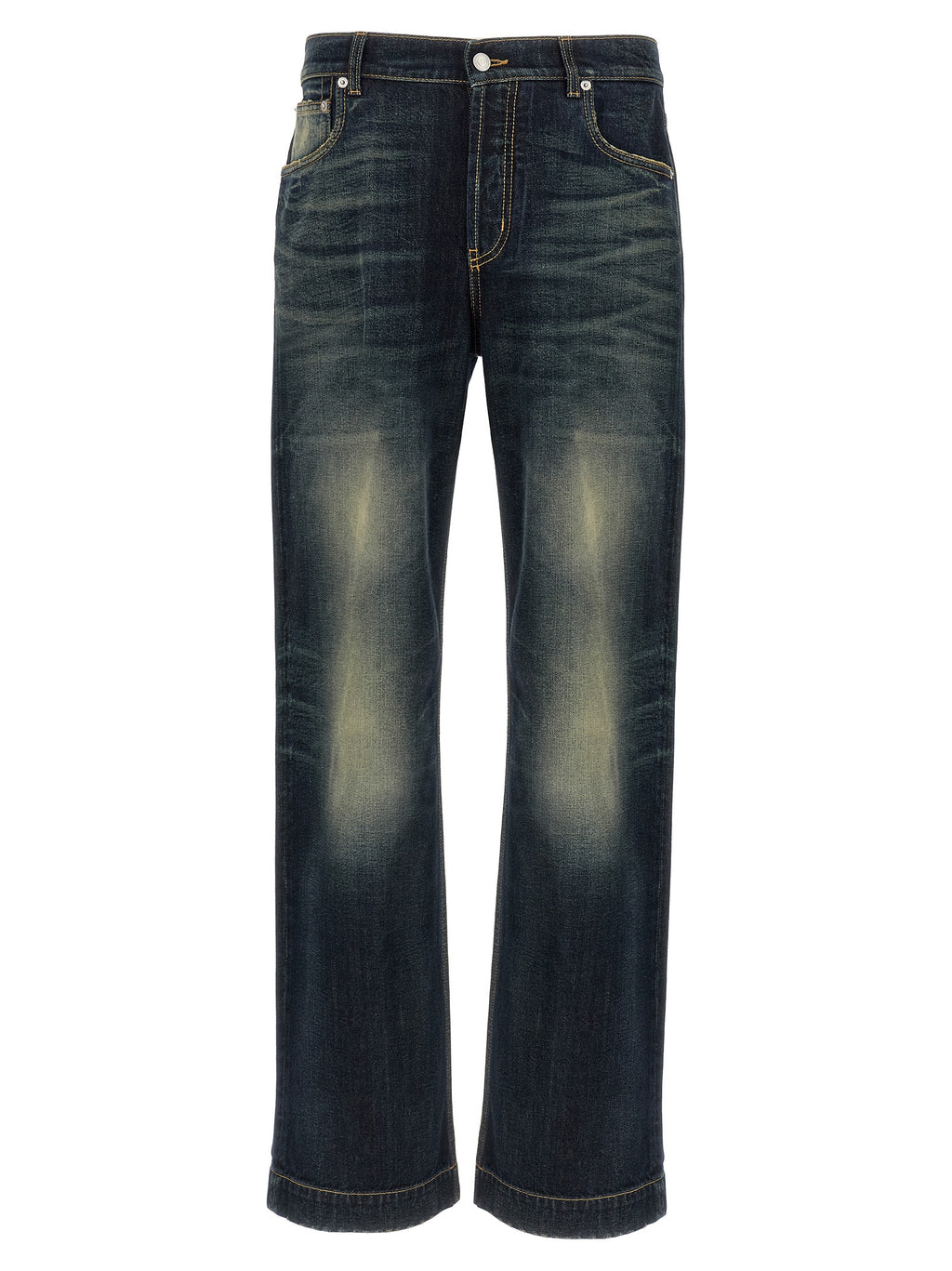 Alexander McQueen Blaue Baumwolljeans Denim