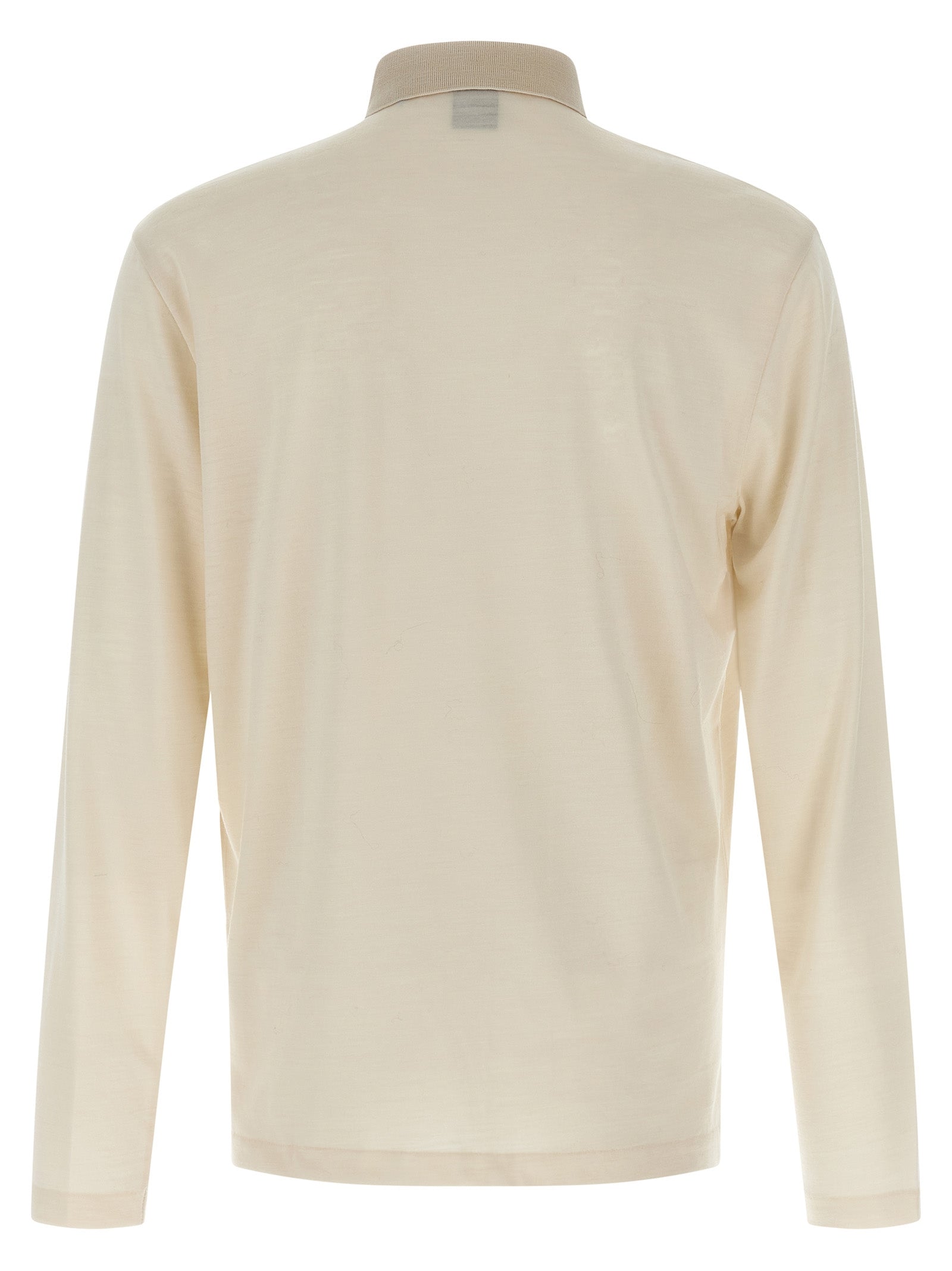 Hugo Boss Beige Woll-Poloshirt