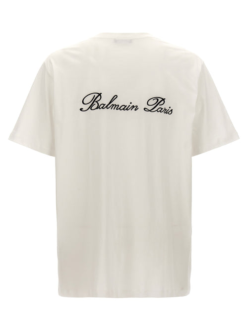 Balmain Bicolor Cotton T-Shirt