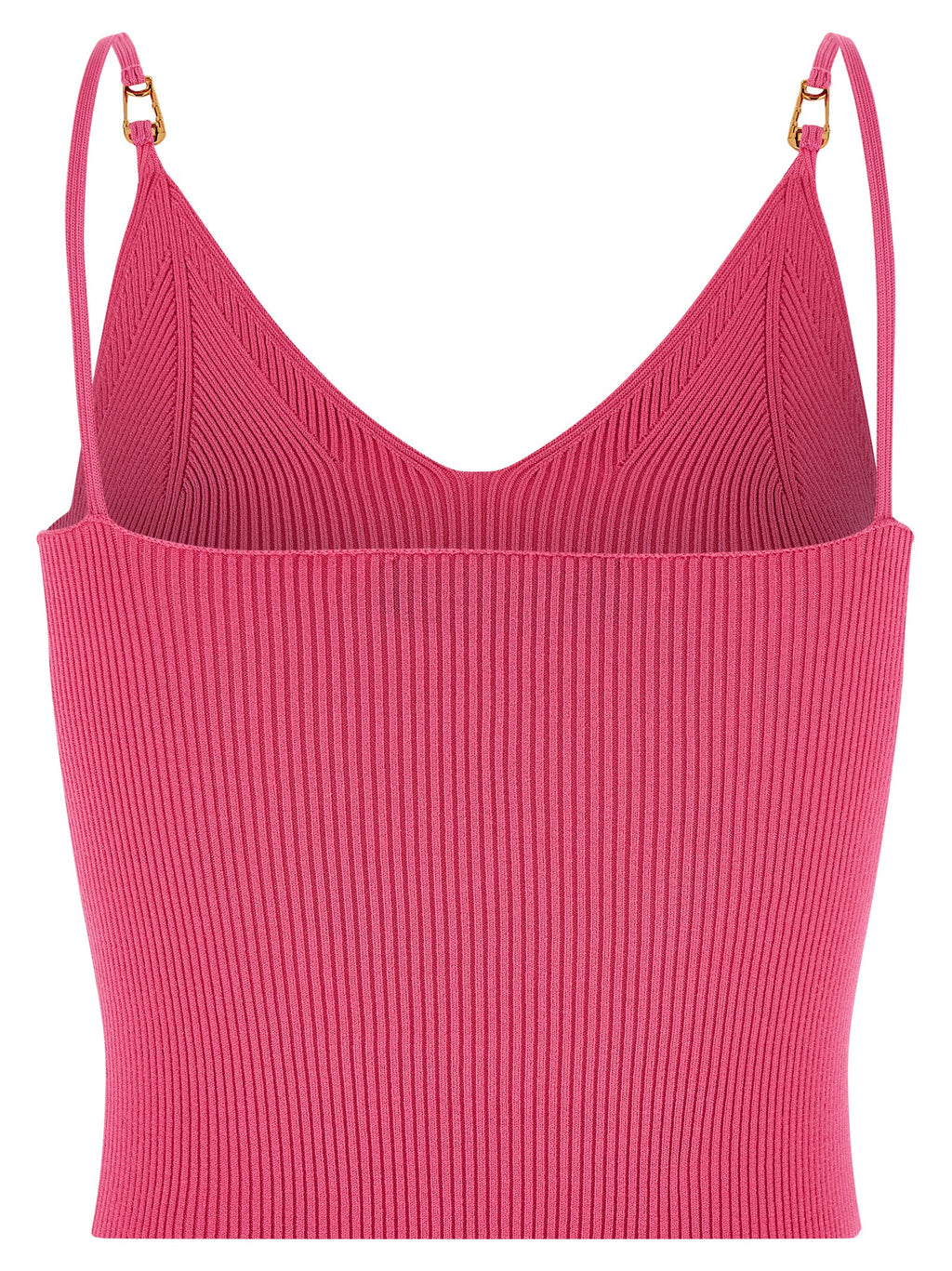 Versace Ärmelloses T-Shirt aus Viskose in Fuchsia