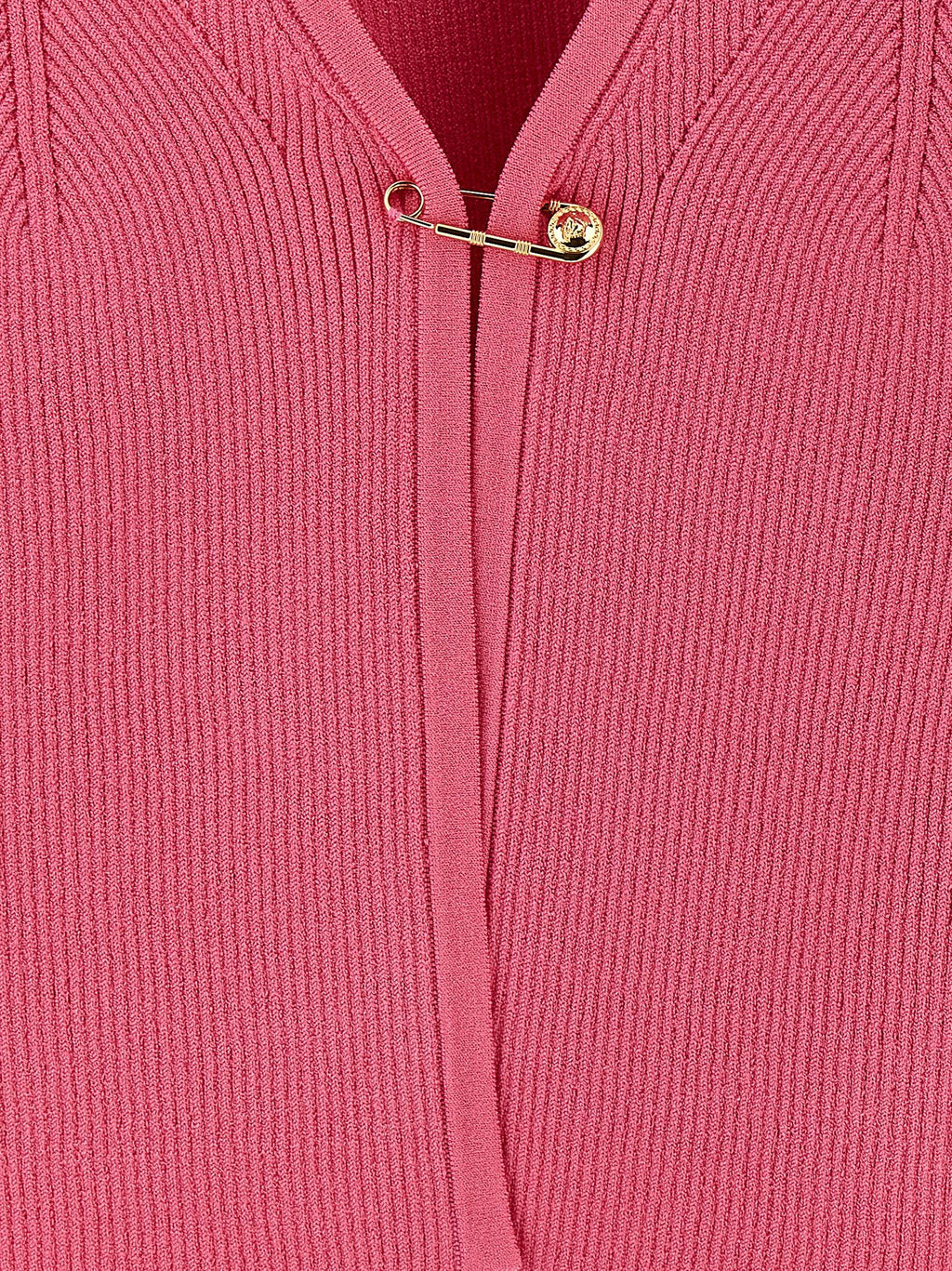 Versace Fuchsia Viskose-Strickjacke