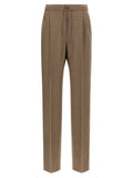 Max Mara Graue Kaschmir-Freizeithose
