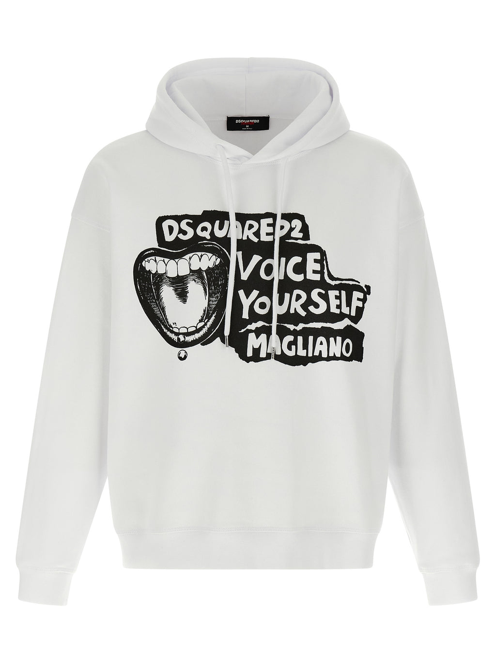 Dsquared² Zweifarbiger Baumwollpullover