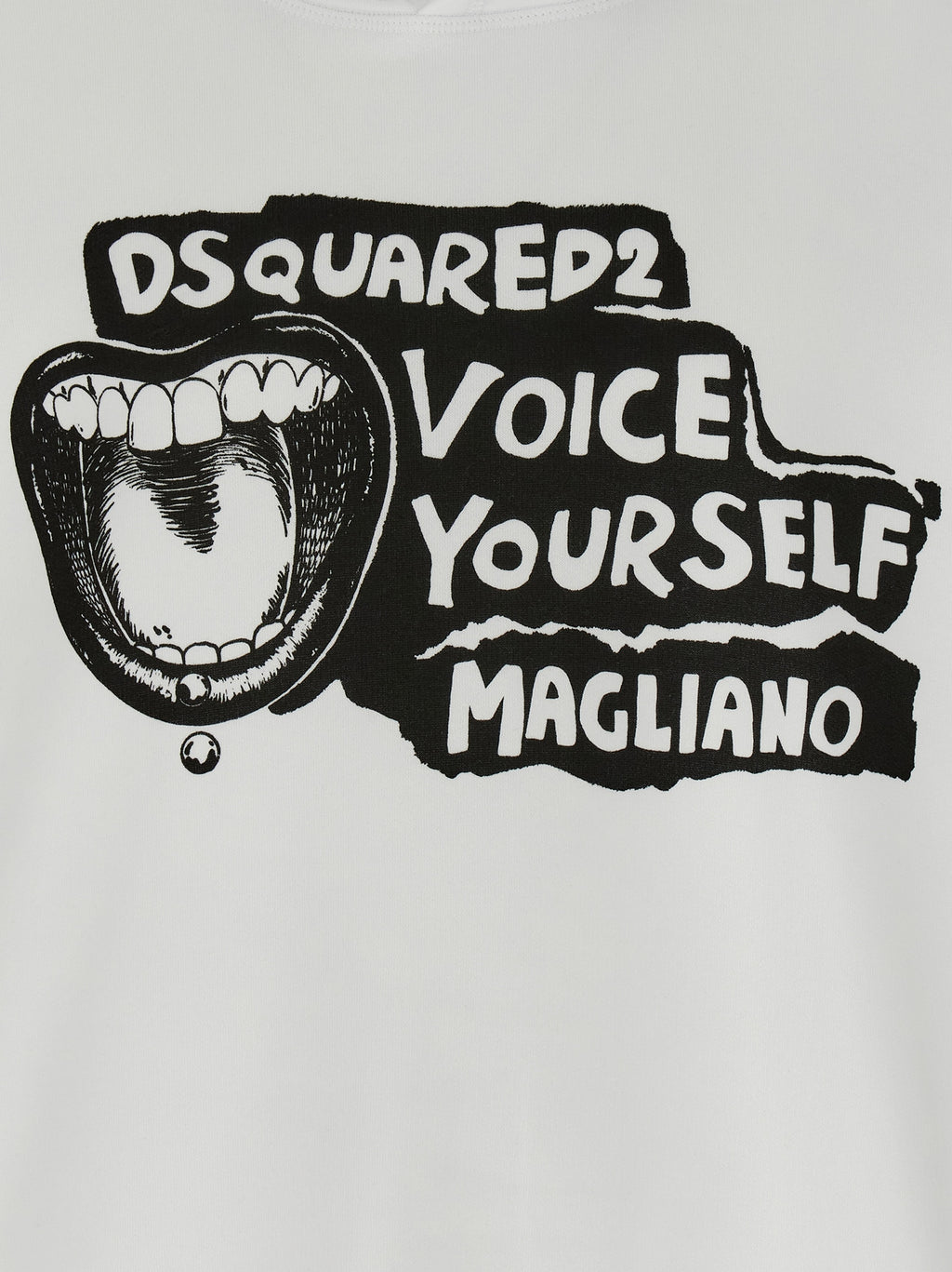 Dsquared² Zweifarbiger Baumwollpullover