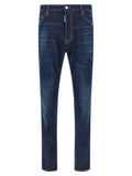 Dsquared² Blaue Jeans aus Baumwolle im geraden Schnitt