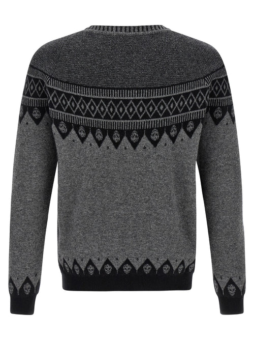 Alexander McQueen Grauer Wollcardigan