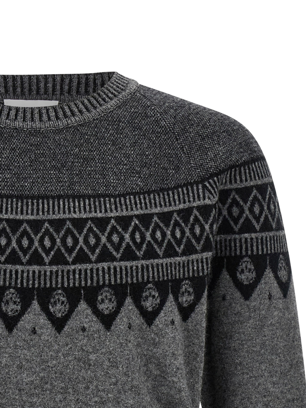 Alexander McQueen Grauer Wollcardigan
