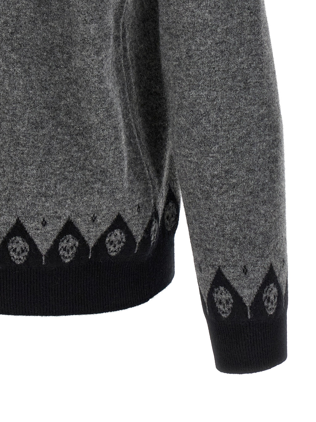 Alexander McQueen Grauer Wollcardigan