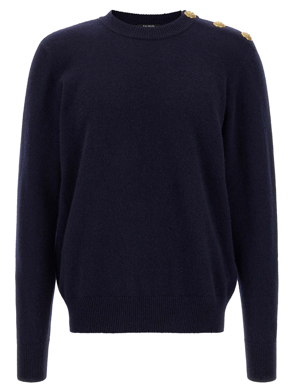 Balmain Blauer Kaschmir-Cardigan