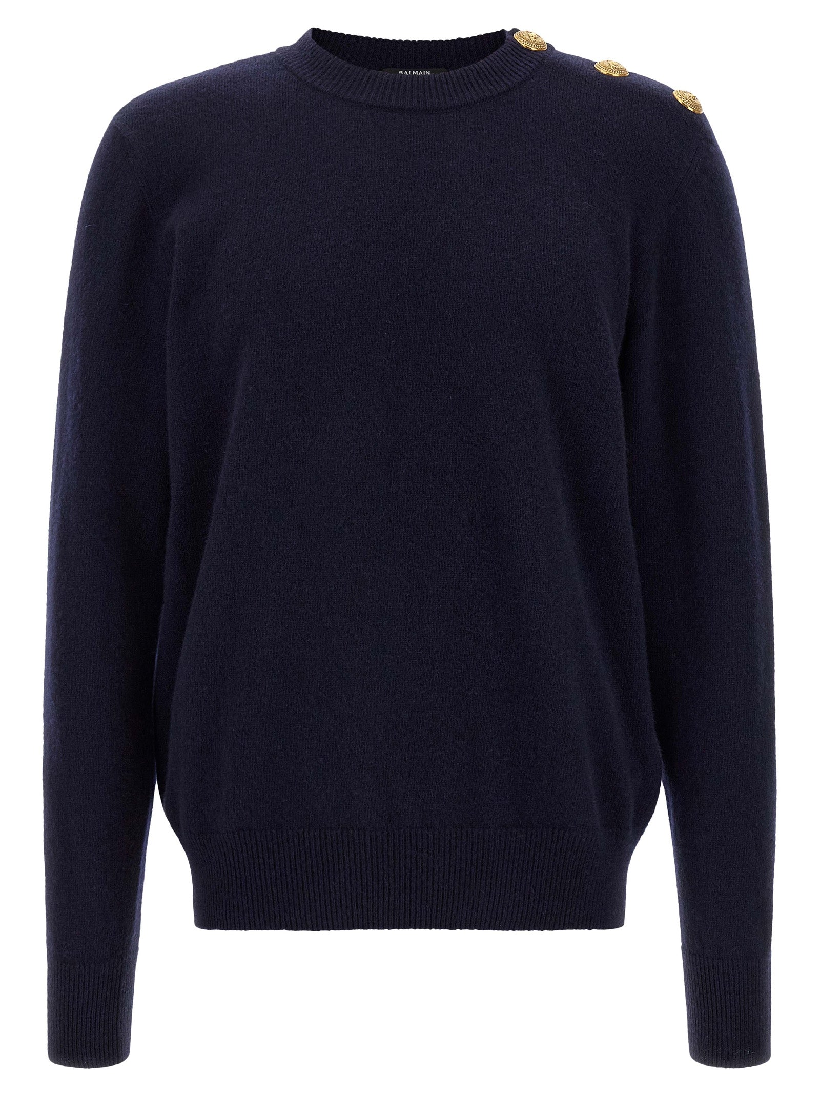 Balmain Blauer Kaschmir-Cardigan