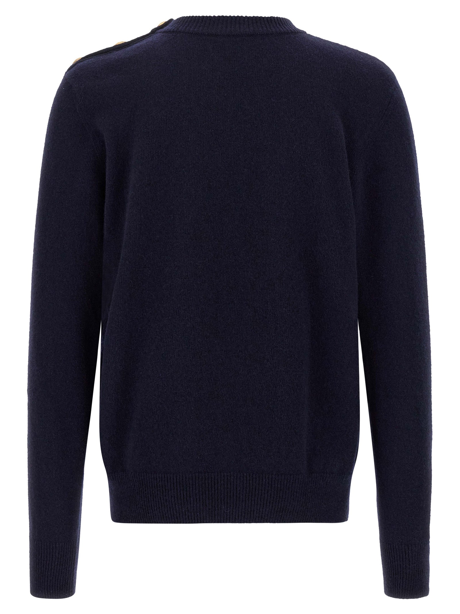 Balmain Blauer Kaschmir-Cardigan