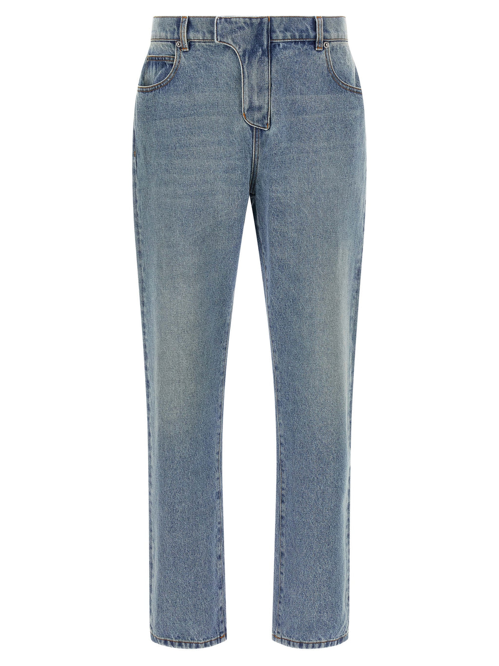Balmain Blaue Baumwolljeans Denim