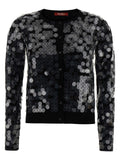 Max Mara Schwarzer Cardigan aus Schurwolle