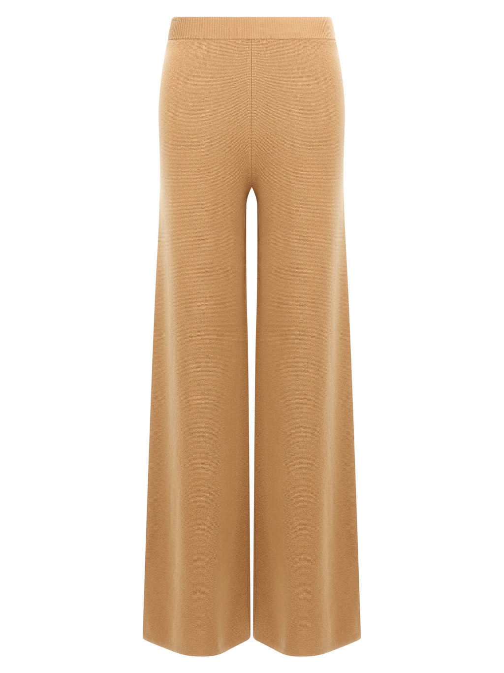 Max Mara Braune Woll-Freizeithose