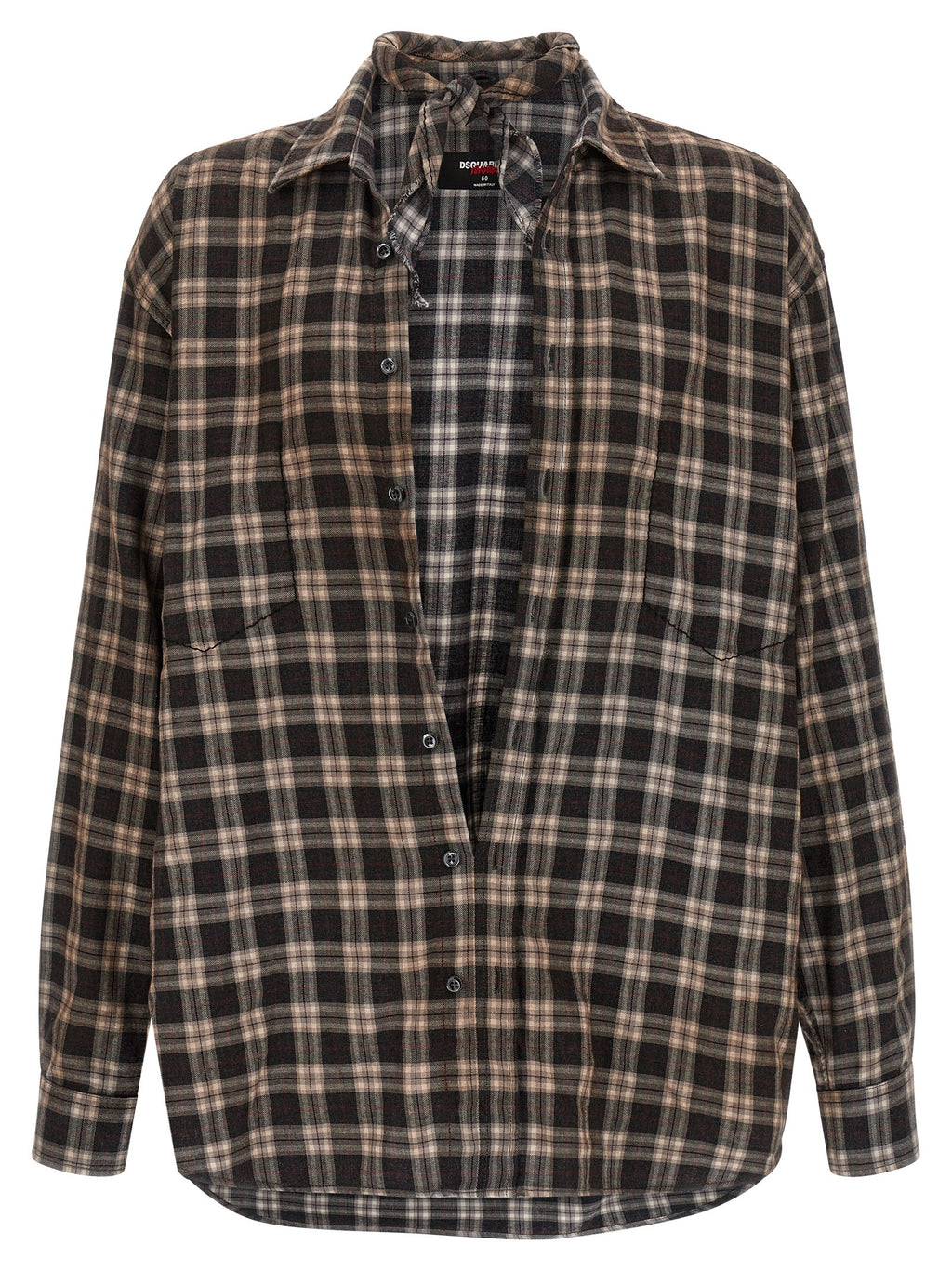 Dsquared² Mehrfarbige Baumwollbluse