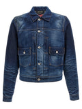 Kenzo Blaue Jeansjacke aus Baumwolle