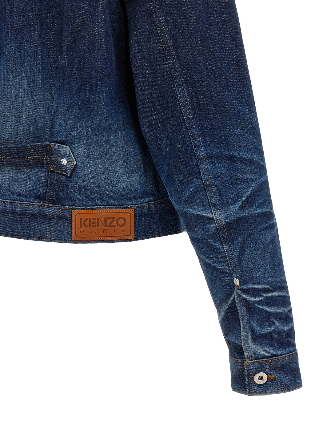 Kenzo Blaue Jeansjacke aus Baumwolle