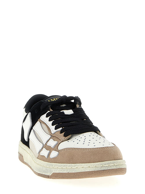 Amiri Mehrfarbige Low-Top-Sneaker aus Rindsleder