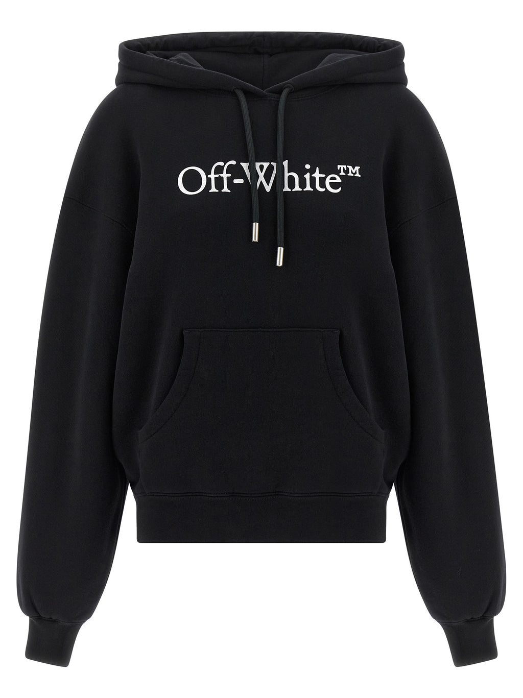 Off-White Zweifarbige Baumwollkapuzenjacke