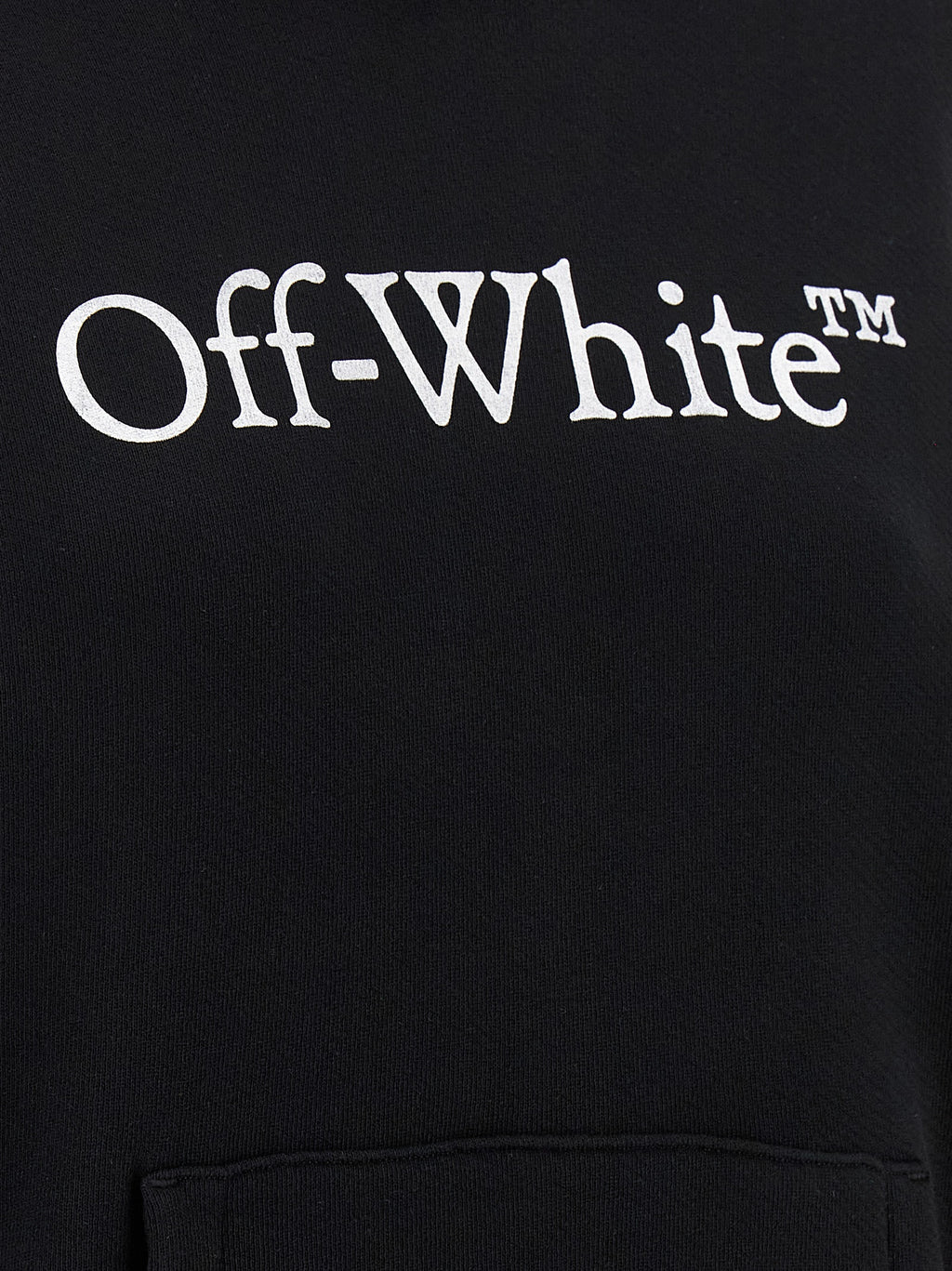 Off-White Zweifarbige Baumwollkapuzenjacke