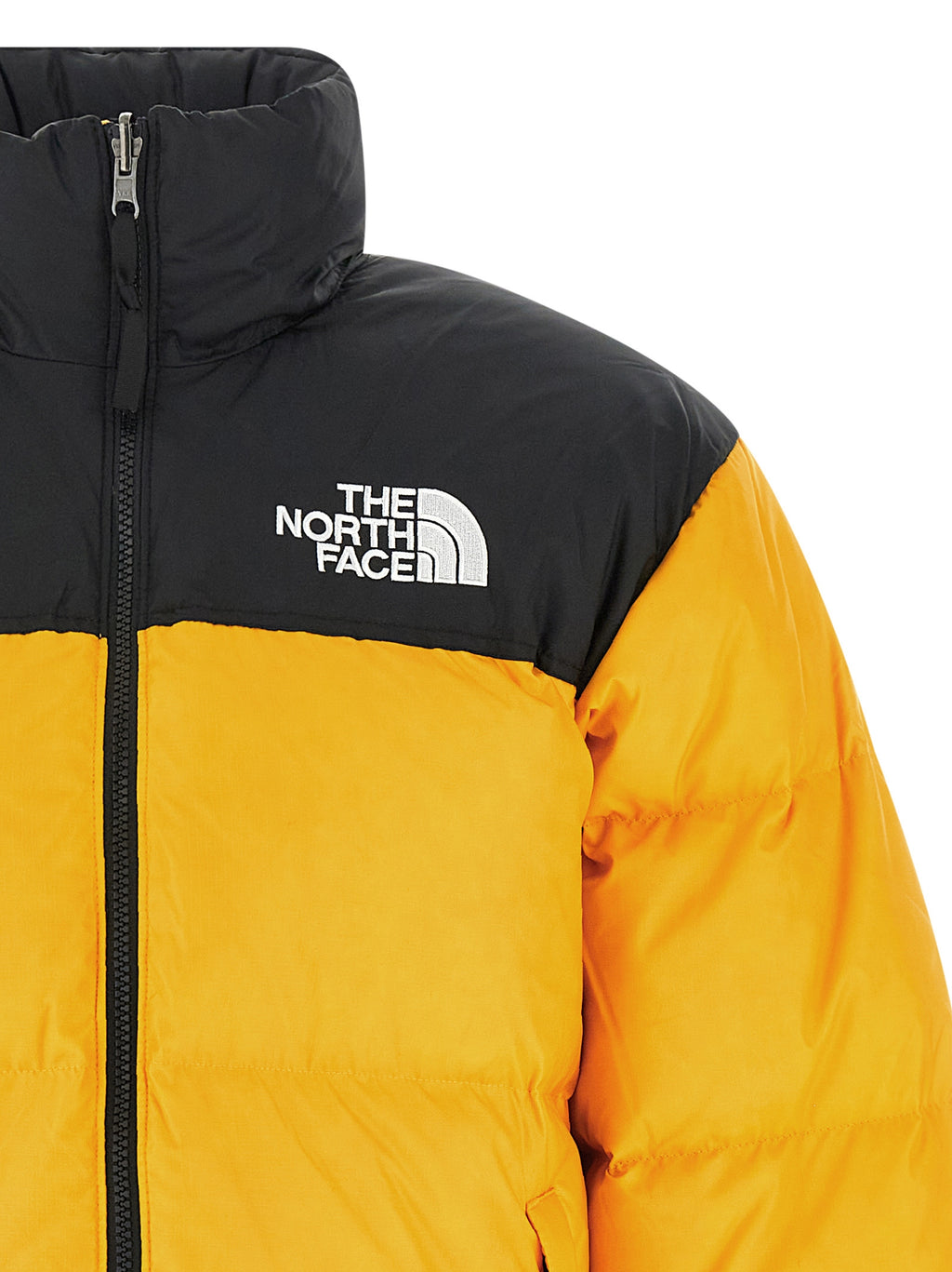 The North Face Zweifarbige Nylon-Steppjacke
