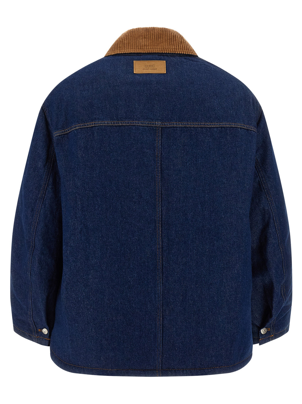 Ami Paris Blaue Jeansjacke aus Baumwolle