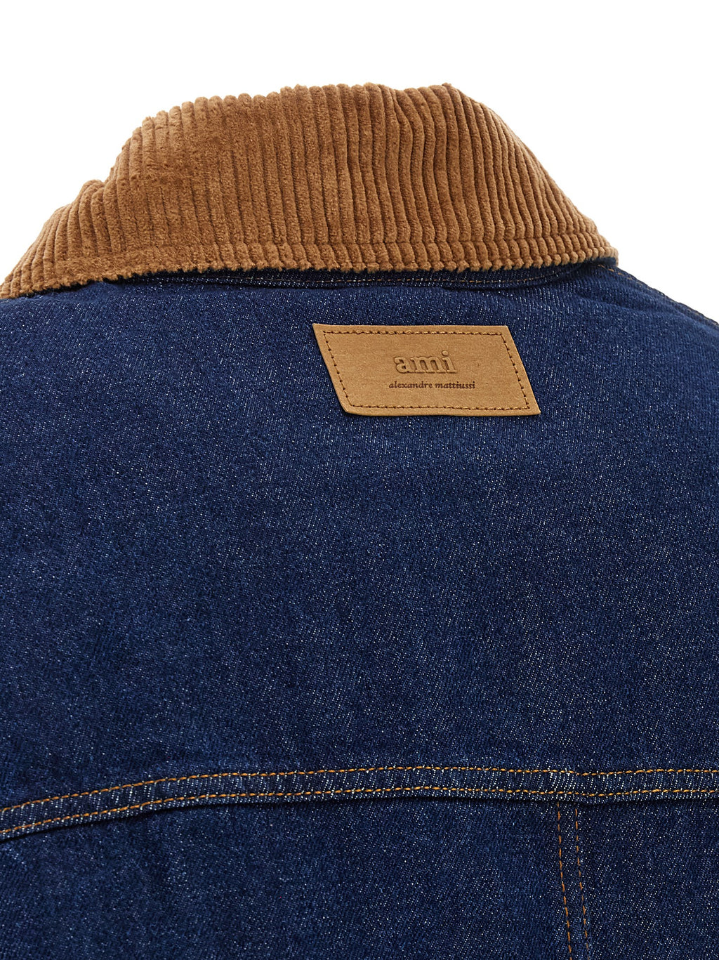Ami Paris Blaue Jeansjacke aus Baumwolle