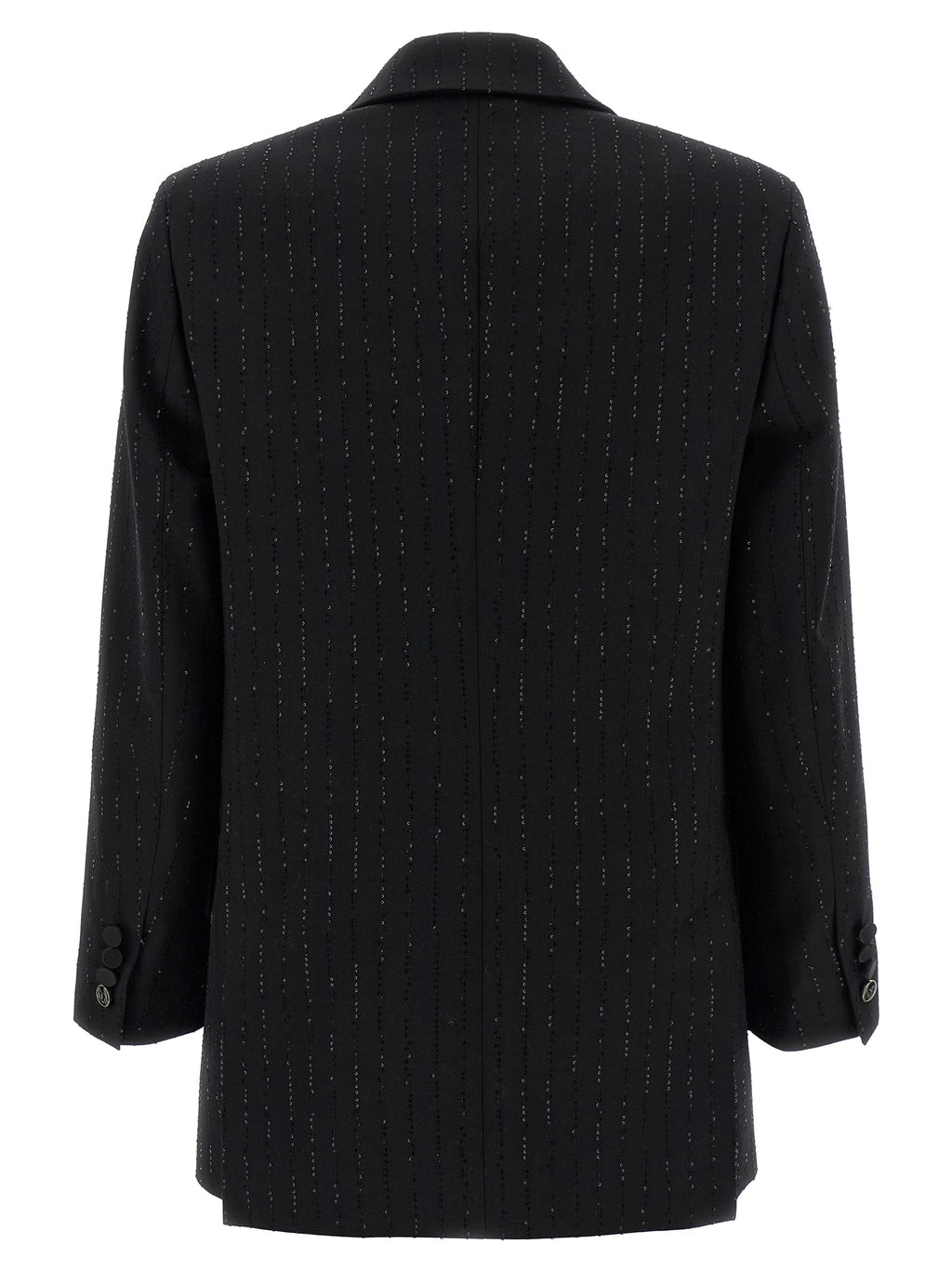 Max Mara Schwarzer Blazer aus reiner Schurwolle