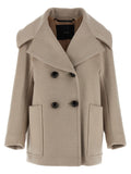 Max Mara Beiger Kaschmir-Mantel