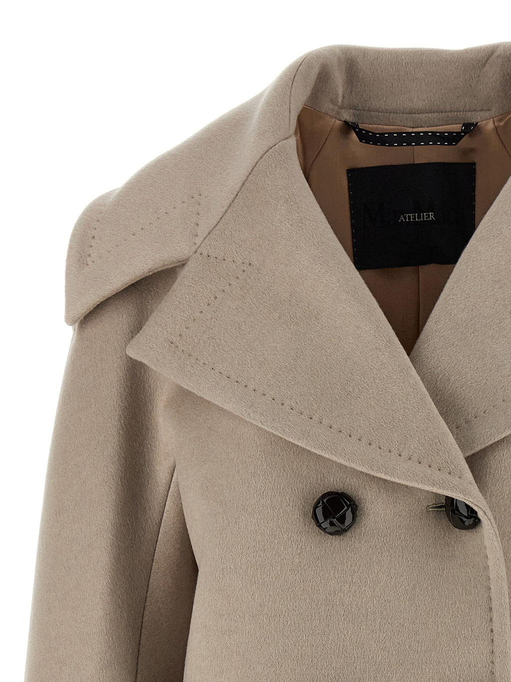 Max Mara Beiger Kaschmir-Mantel