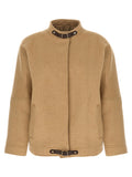 Max Mara Beige Kaschmir Bomberjacke