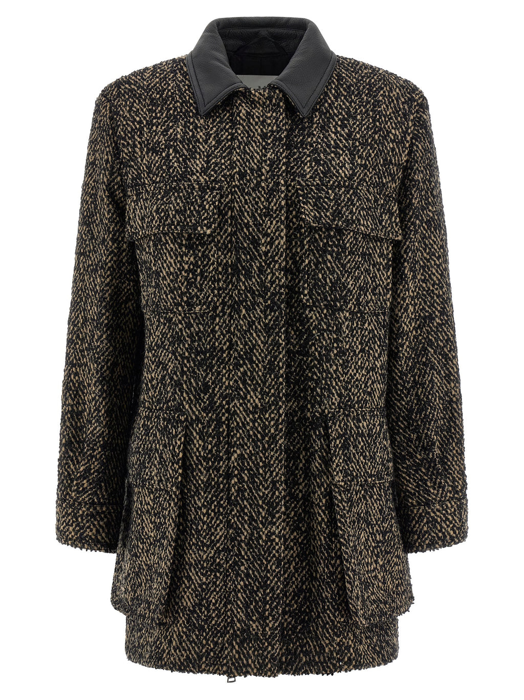 Max Mara Mehrfarbige Jacke aus reiner Schurwolle
