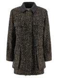 Max Mara Mehrfarbige Jacke aus reiner Schurwolle
